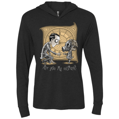 T-Shirts Vintage Black / X-Small I Am Not Your Mummy Triblend Long Sleeve Hoodie Tee