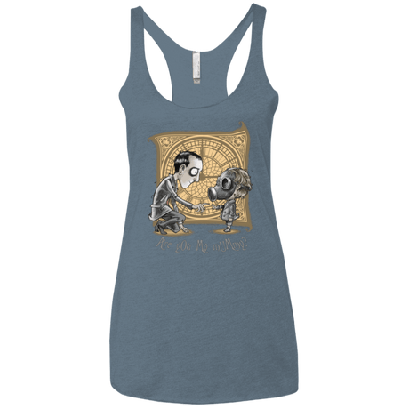 T-Shirts Indigo / X-Small I Am Not Your Mummy Women's Triblend Racerback Tank