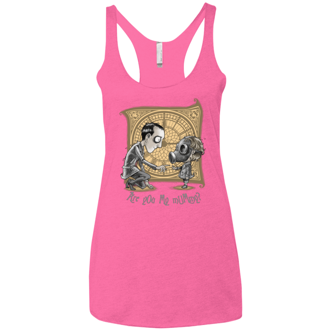 I Am Not Your Mummy Women's Triblend Racerback Tank