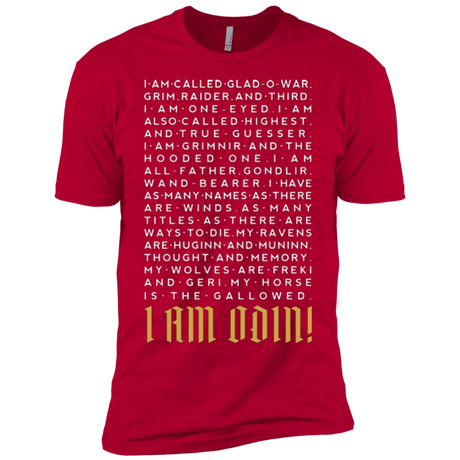 T-Shirts Red / YXS I am Odin Boys Premium T-Shirt
