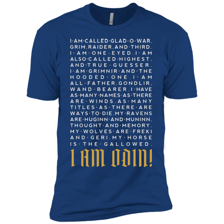 T-Shirts Royal / YXS I am Odin Boys Premium T-Shirt