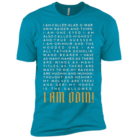 T-Shirts Turquoise / YXS I am Odin Boys Premium T-Shirt