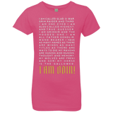 T-Shirts Hot Pink / YXS I am Odin Girls Premium T-Shirt