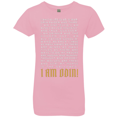 T-Shirts Light Pink / YXS I am Odin Girls Premium T-Shirt