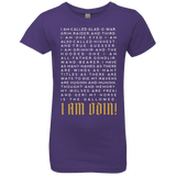 T-Shirts Purple Rush / YXS I am Odin Girls Premium T-Shirt