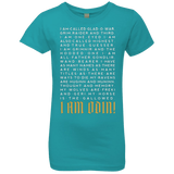 T-Shirts Tahiti Blue / YXS I am Odin Girls Premium T-Shirt