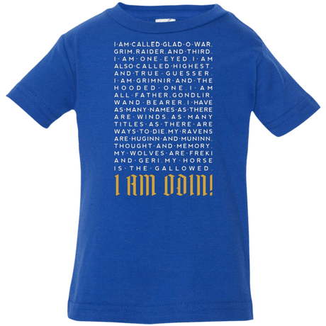 T-Shirts Royal / 6 Months I am Odin Infant Premium T-Shirt
