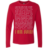 T-Shirts Red / Small I am Odin Men's Premium Long Sleeve