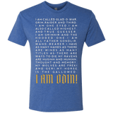 T-Shirts Vintage Royal / Small I am Odin Men's Triblend T-Shirt
