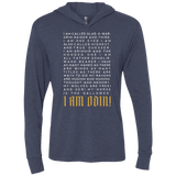 T-Shirts Vintage Navy / X-Small I am Odin Triblend Long Sleeve Hoodie Tee