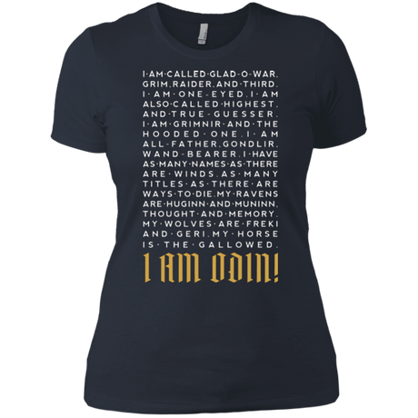 T-Shirts Indigo / X-Small I am Odin Women's Premium T-Shirt