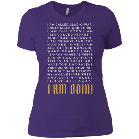 T-Shirts Purple / X-Small I am Odin Women's Premium T-Shirt