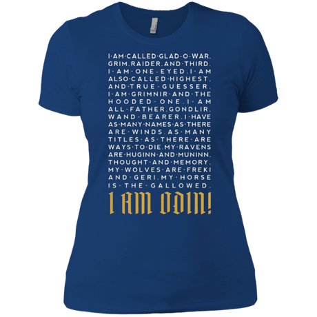 T-Shirts Royal / X-Small I am Odin Women's Premium T-Shirt