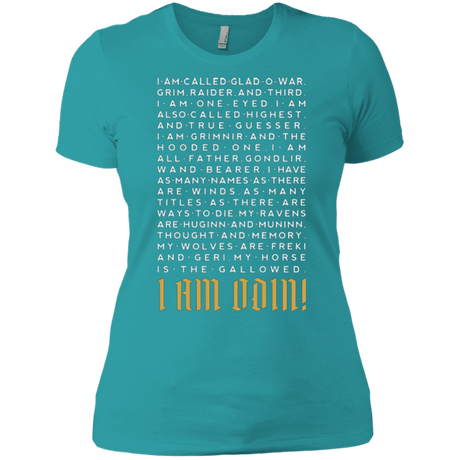 T-Shirts Tahiti Blue / X-Small I am Odin Women's Premium T-Shirt