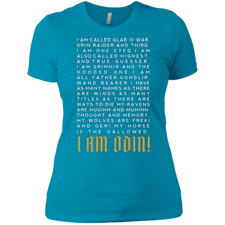 T-Shirts Turquoise / X-Small I am Odin Women's Premium T-Shirt
