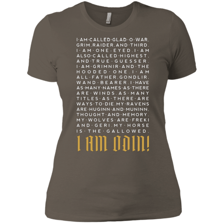 T-Shirts Warm Grey / X-Small I am Odin Women's Premium T-Shirt