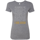 T-Shirts Premium Heather / Small I am Odin Women's Triblend T-Shirt