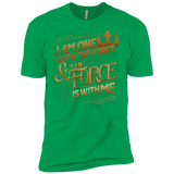 T-Shirts Kelly Green / YXS I Am One With The Force Boys Premium T-Shirt