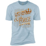 T-Shirts Light Blue / YXS I Am One With The Force Boys Premium T-Shirt