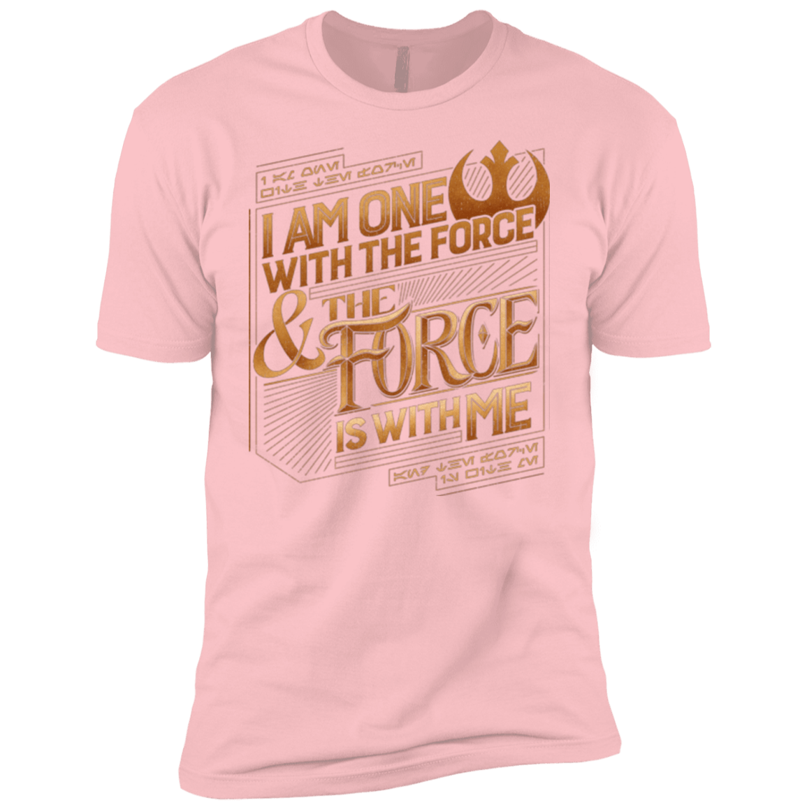 T-Shirts Light Pink / YXS I Am One With The Force Boys Premium T-Shirt