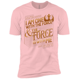 T-Shirts Light Pink / YXS I Am One With The Force Boys Premium T-Shirt