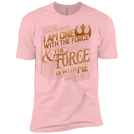 T-Shirts Light Pink / YXS I Am One With The Force Boys Premium T-Shirt