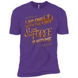 T-Shirts Purple Rush / YXS I Am One With The Force Boys Premium T-Shirt