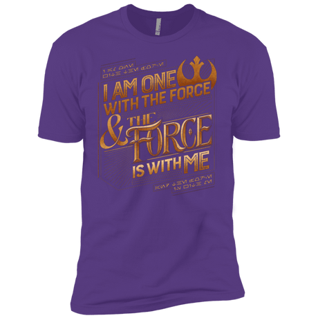 T-Shirts Purple Rush / YXS I Am One With The Force Boys Premium T-Shirt
