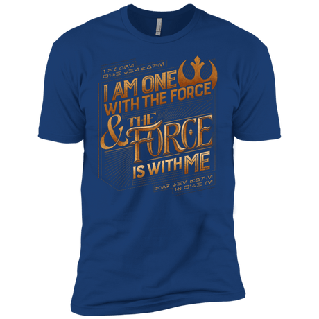 T-Shirts Royal / YXS I Am One With The Force Boys Premium T-Shirt