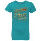 T-Shirts Tahiti Blue / YXS I Am One With The Force Girls Premium T-Shirt