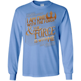 T-Shirts Carolina Blue / S I Am One With The Force Men's Long Sleeve T-Shirt