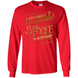 T-Shirts Red / S I Am One With The Force Men's Long Sleeve T-Shirt