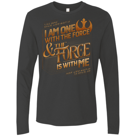 T-Shirts Heavy Metal / S I Am One With The Force Men's Premium Long Sleeve