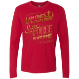 T-Shirts Red / S I Am One With The Force Men's Premium Long Sleeve