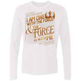 T-Shirts White / S I Am One With The Force Men's Premium Long Sleeve
