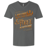 T-Shirts Heavy Metal / X-Small I Am One With The Force Men's Premium V-Neck