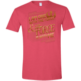T-Shirts Heather Red / S I Am One With The Force Men's Semi-Fitted Softstyle