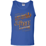 T-Shirts Royal / S I Am One With The Force Men's Tank Top