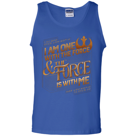 T-Shirts Royal / S I Am One With The Force Men's Tank Top