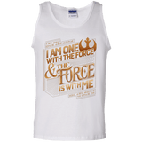T-Shirts White / S I Am One With The Force Men's Tank Top