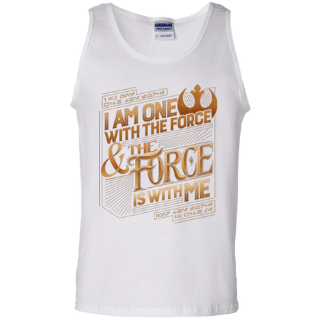 T-Shirts White / S I Am One With The Force Men's Tank Top
