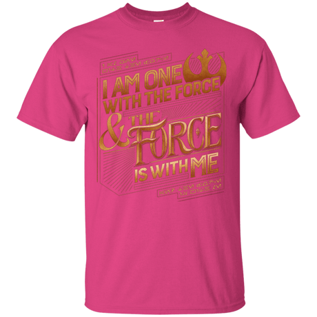 T-Shirts Heliconia / S I Am One With The Force T-Shirt