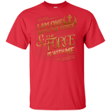 T-Shirts Red / XLT I Am One With The Force Tall T-Shirt