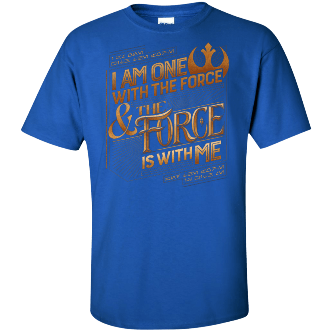 T-Shirts Royal / XLT I Am One With The Force Tall T-Shirt