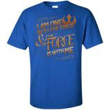 T-Shirts Royal / XLT I Am One With The Force Tall T-Shirt