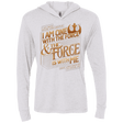 T-Shirts Heather White / X-Small I Am One With The Force Triblend Long Sleeve Hoodie Tee
