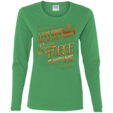 T-Shirts Irish Green / S I Am One With The Force Women's Long Sleeve T-Shirt
