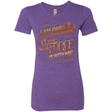 T-Shirts Purple Rush / S I Am One With The Force Women's Triblend T-Shirt