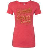 T-Shirts Vintage Red / S I Am One With The Force Women's Triblend T-Shirt