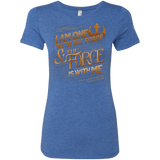 T-Shirts Vintage Royal / S I Am One With The Force Women's Triblend T-Shirt